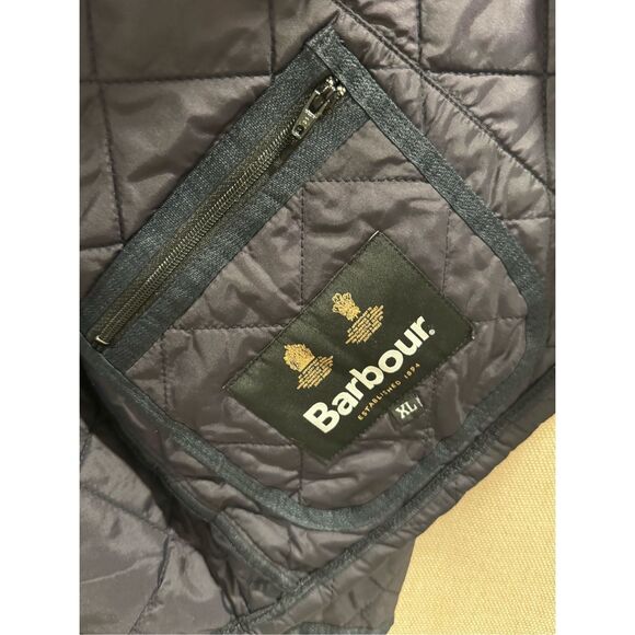 Barbour Barbour Heritage Liddesdale Quilted Jacket (Navy) Men's Clothing XL - Picture 6 of 12
